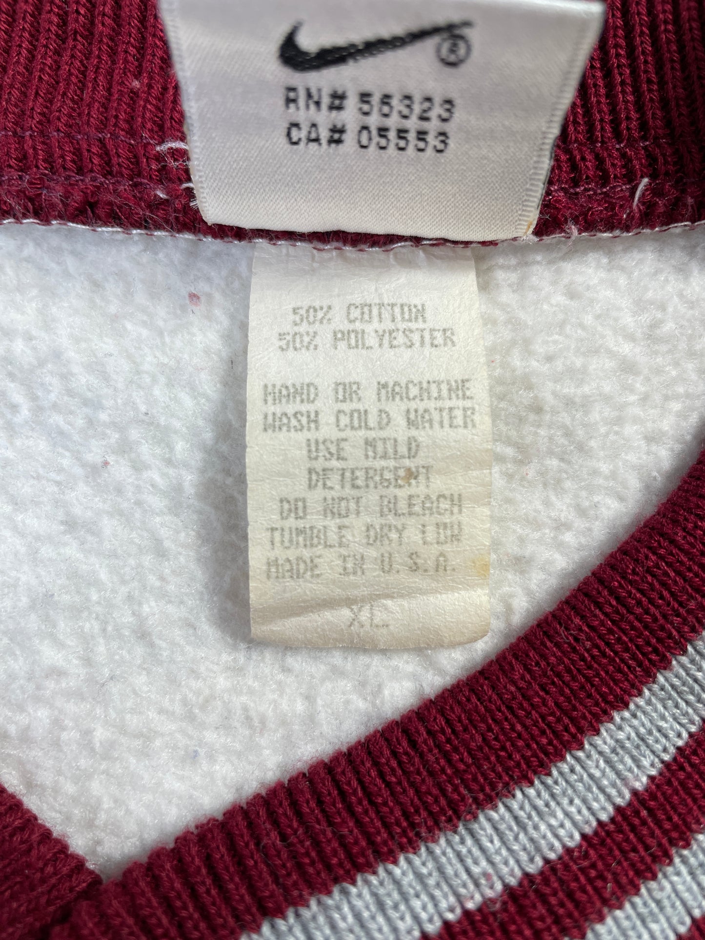 90's NIKE Made in USA Size XL Vintage Sweat Jacket / E6891S