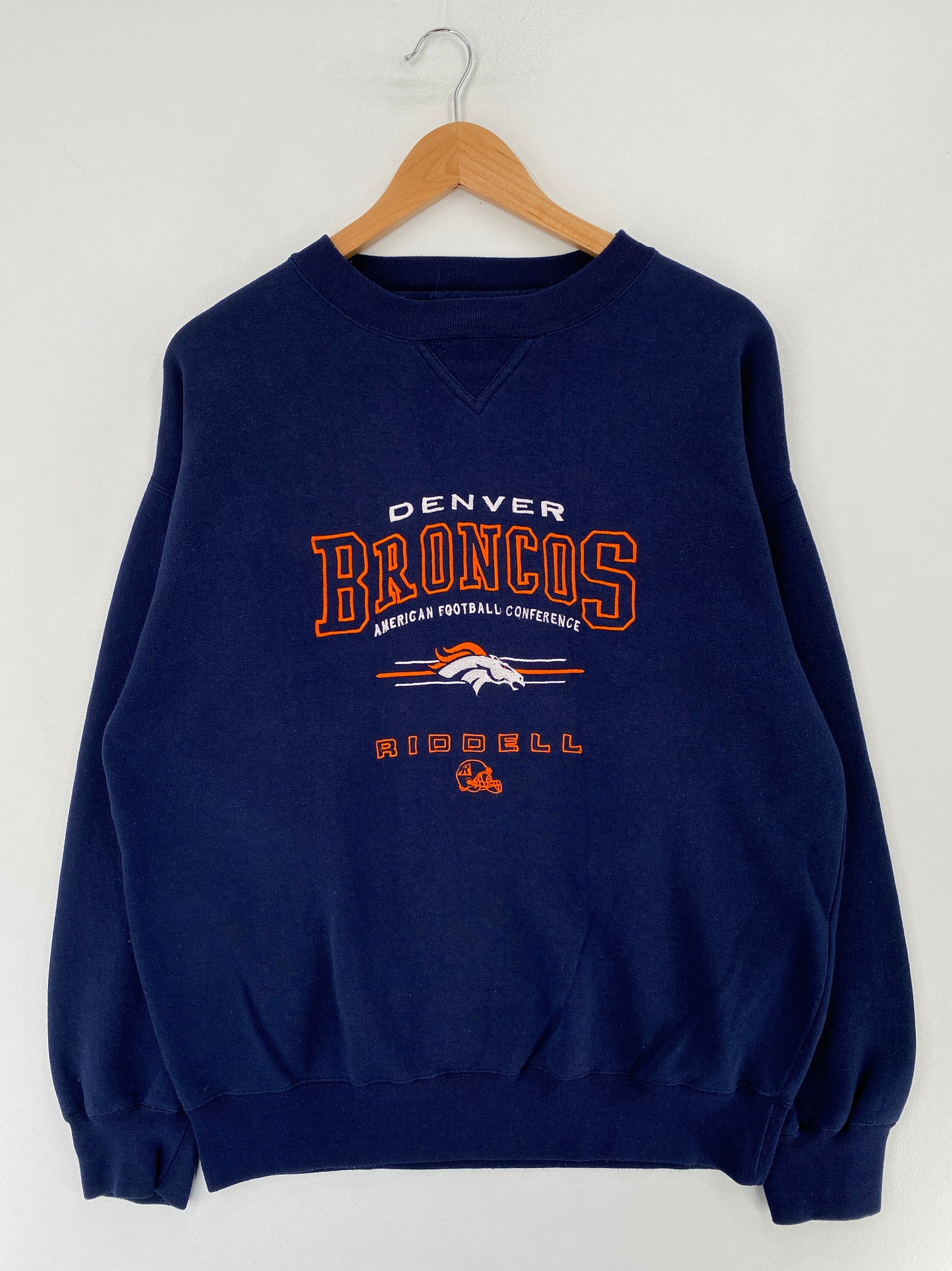 90’s DENVER BRONCOS Size No Tag (Approx.XL) NFL Sweat-Shirt / E8572S