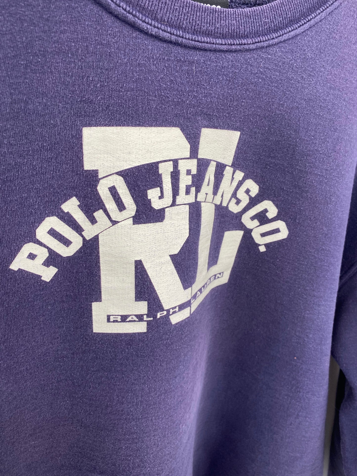 Vintage POLO JEANS RALPH LAUREN Made in USA Size L Vintage Sweat-shirt / F7388S