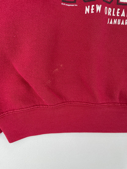 2004 OKLAHOMA FOOTBALL Size L Vintage College Sweat-Shirt / F5045S