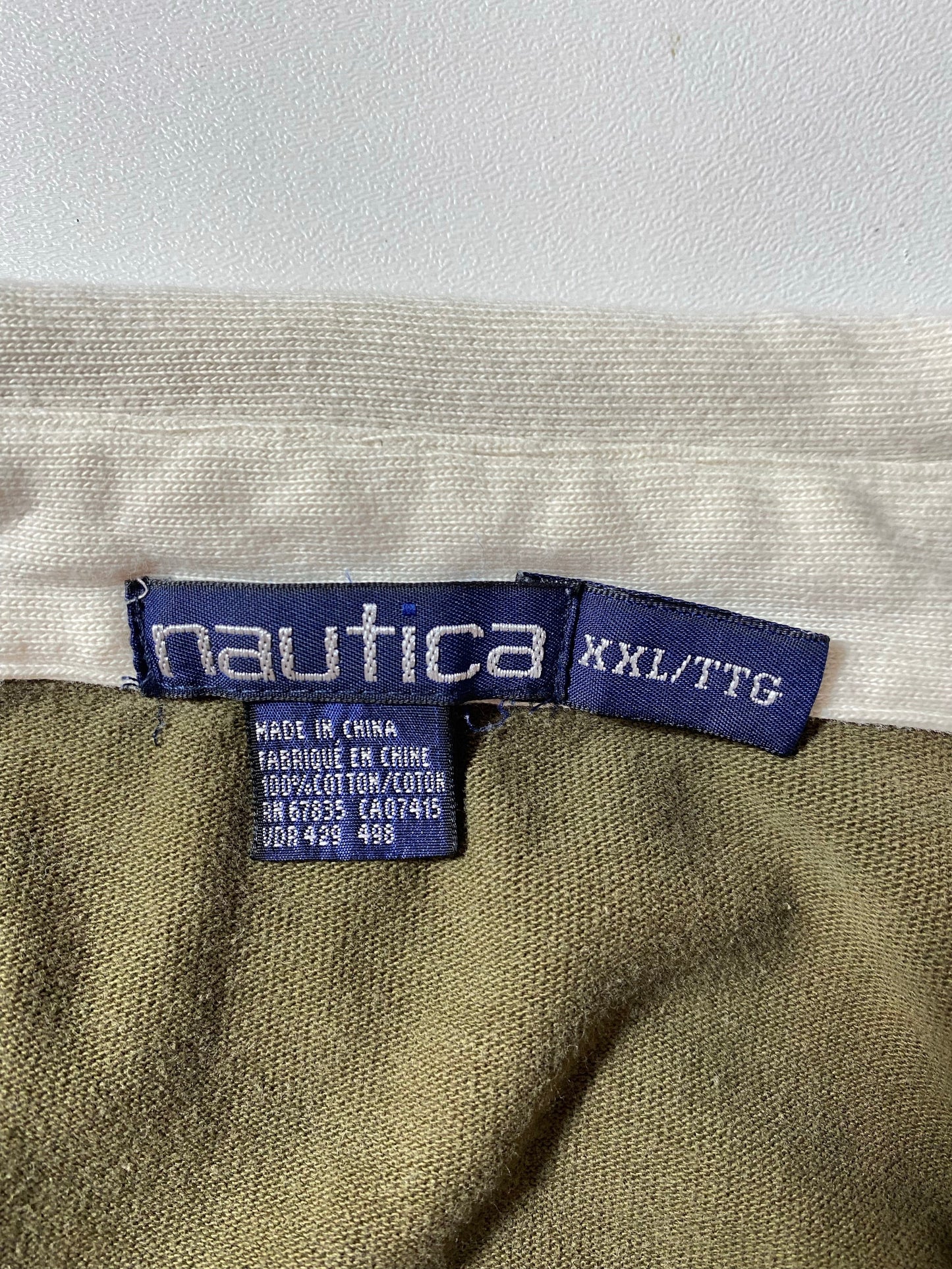 90’s NAUTICA Size XXL Rugby-Shirt / F3340R