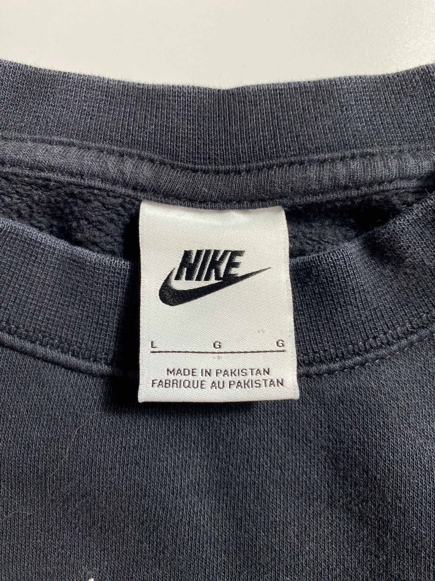 Vintage NIKE CENTER SWOOSH Size L Vintage Sweat-Shirt / E9260S