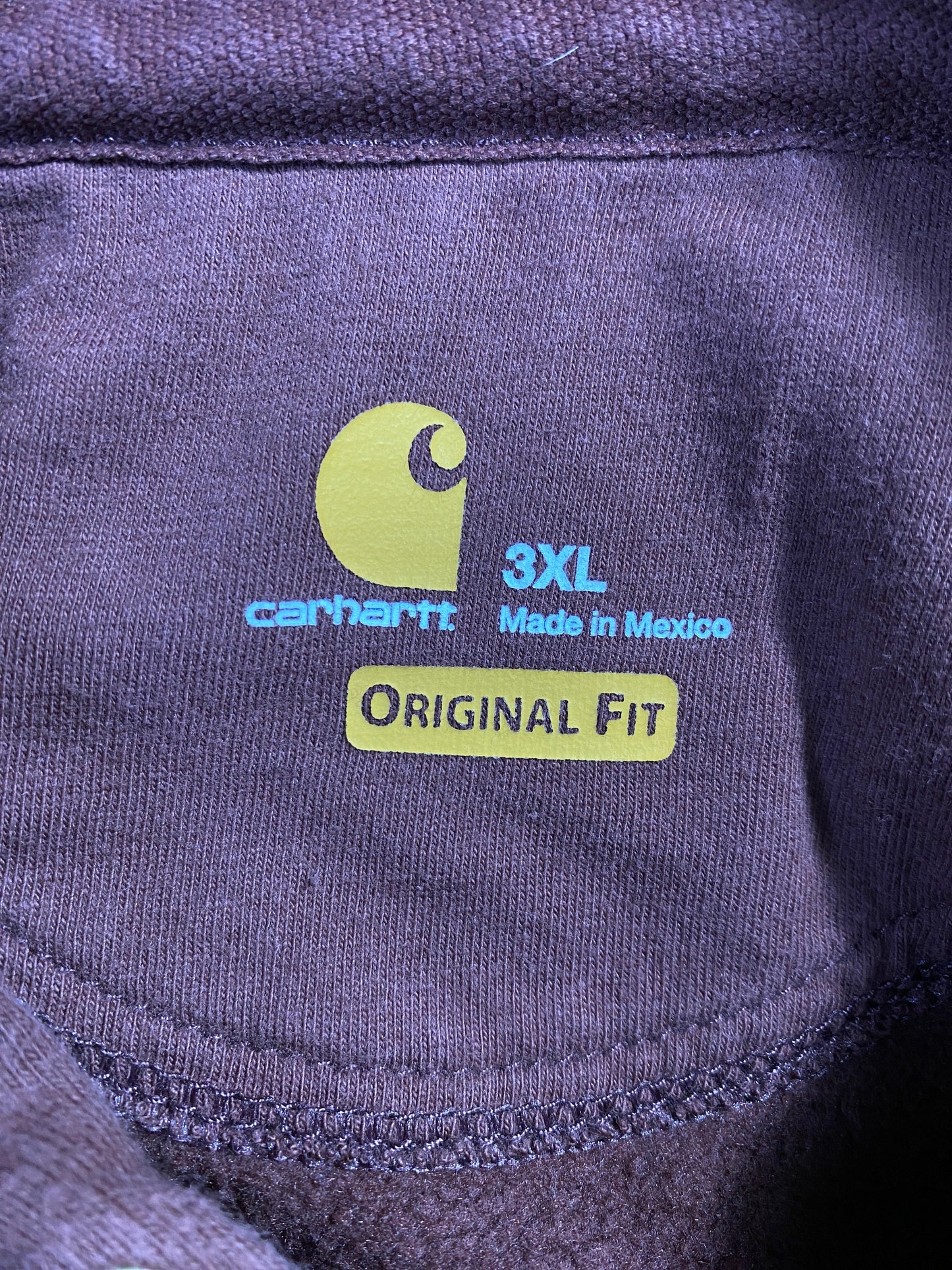 Vintage CARHARTT Size XXXL Hoodie Sweat-shirt / F9869S