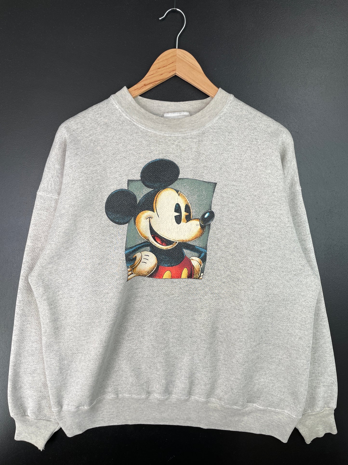 90's DISNEY MICKEY Made in USA Size L Vintage Sweat-shirt / E7917S