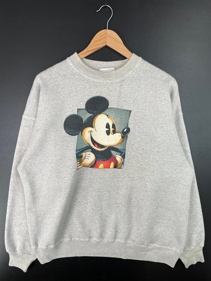 90's DISNEY MICKEY Made in USA Size L Vintage Sweat-shirt / E7917S