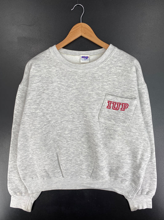 90's IUP Made in USA Size L Vintage College Sweat shirt / G2893S