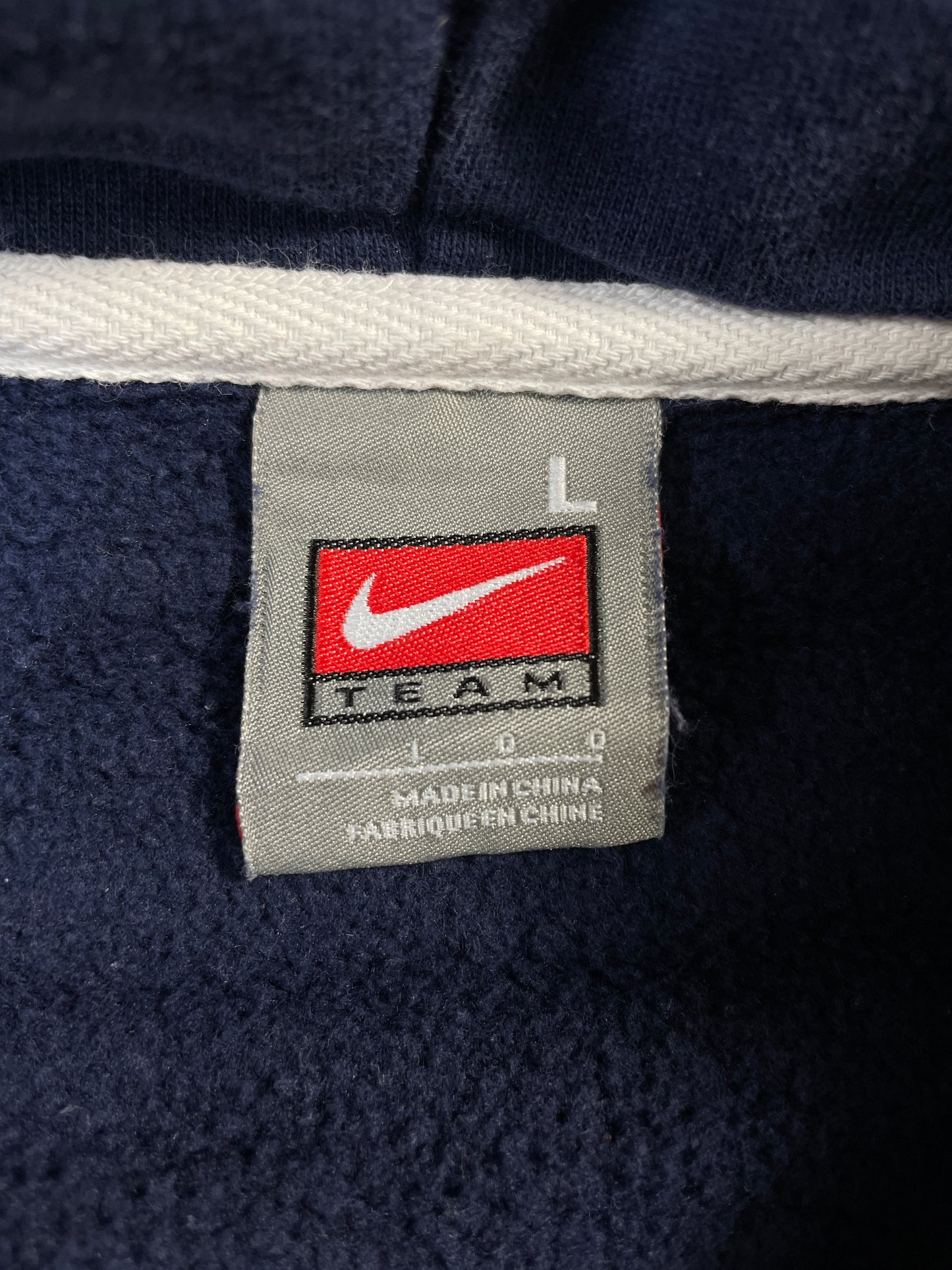 00' NIKE x PENN STATE Size L Vintage College Hoodie Sweat-Shirt / E8035S