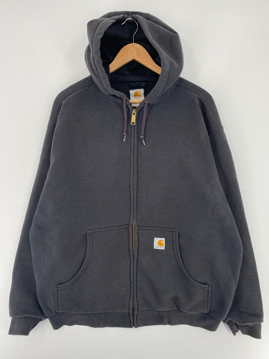 Vintage CARHARTT Size No Ta (Approx.XXL) Zip Up  Hoodie Sweat-Shirt / E9176S