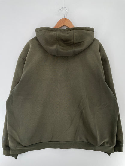 Vintage CARHARTT Size XXL Zip-up Hoodie Sweat-Shirt / E7937S