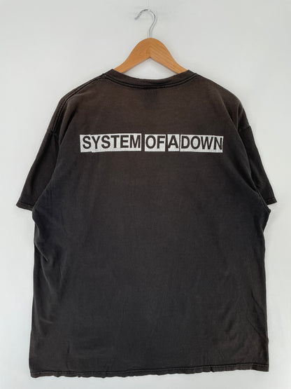 1998 SYSTEM OF A DOWN Size XL Vintage Music T-shirt / E6923T