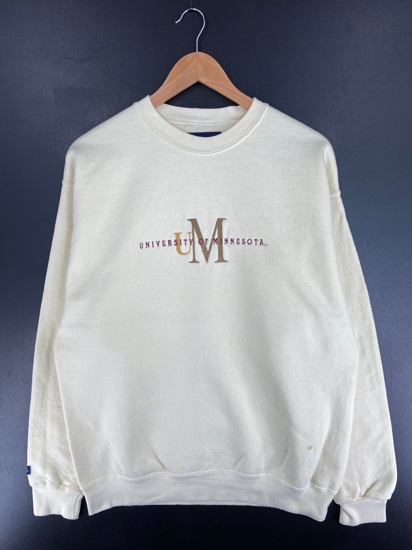 Vintage UNIVERSITY OF MINNESOTA Size L College Sweat-Shirt / E8962S