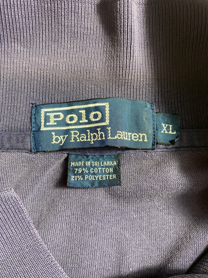 90's POLO RALPH LAUREN Size XL Vintage Fleece Polo-Shirt / E9152R