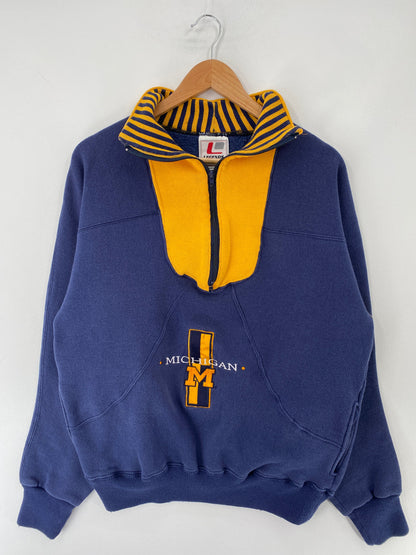 90's MICHIGAN Size No Tag Approx. L Vintage Sweat-Shirt / F6317S