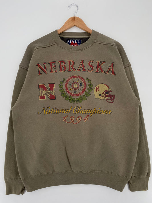 1994 NEBRASKA Size L Vintage College Sweat-shirt / F739S