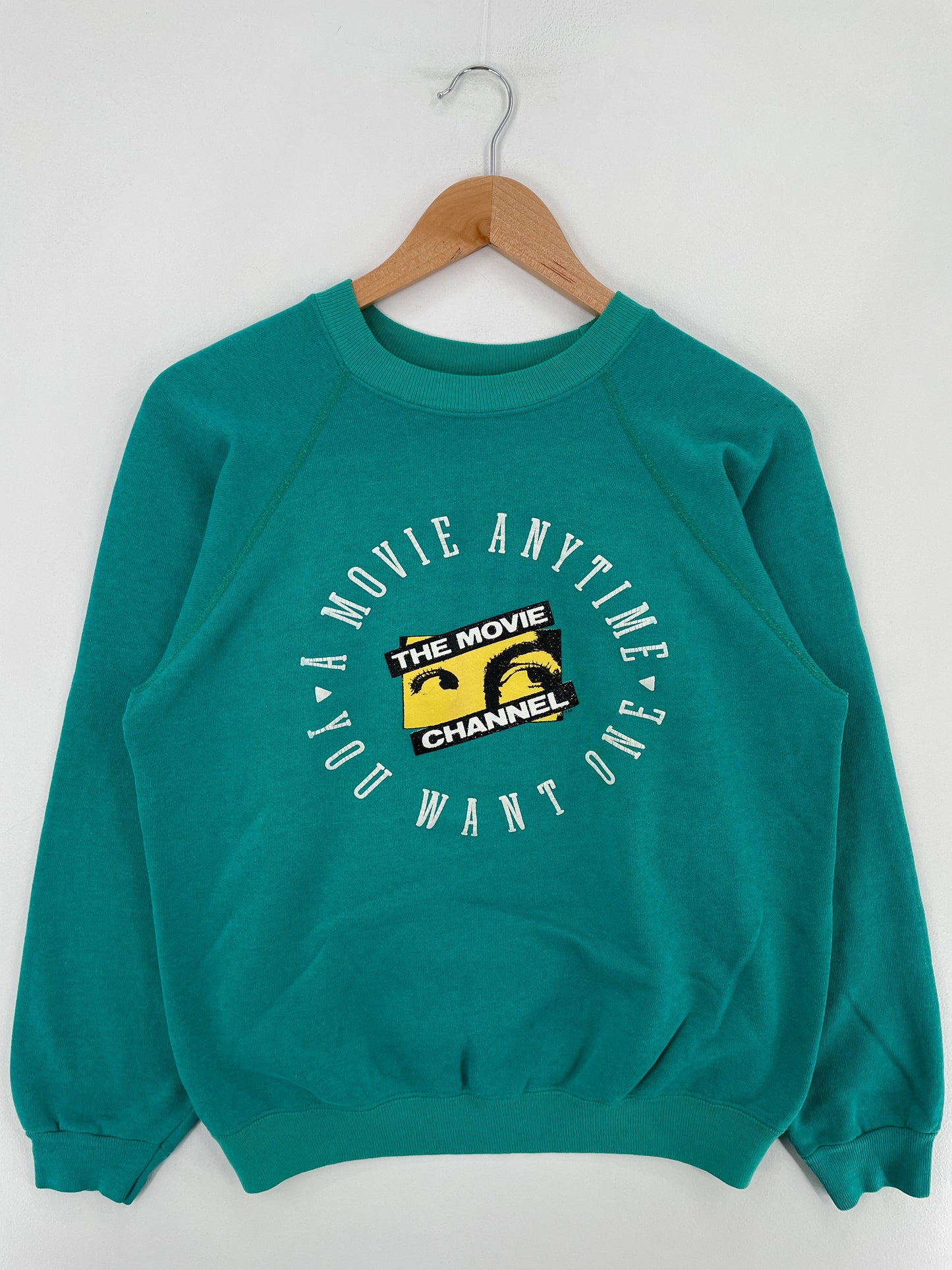 90's THE MOVIE CHANNEL Made in USA Size L Vintage Sweat-Shirt / G3840S