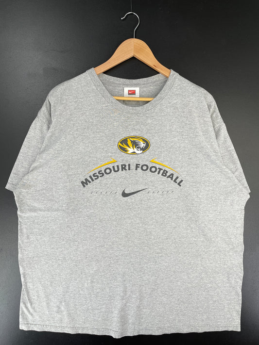 .00's NIKE x MISSOURI Size XL Vintage College T-Shirt / F343T