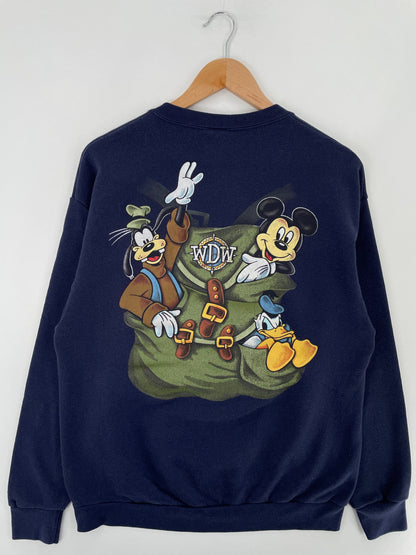 90's DISNEY MICKEY GOOFY Made in USA Size XL Vintage Sweat-Shirt / G2636S