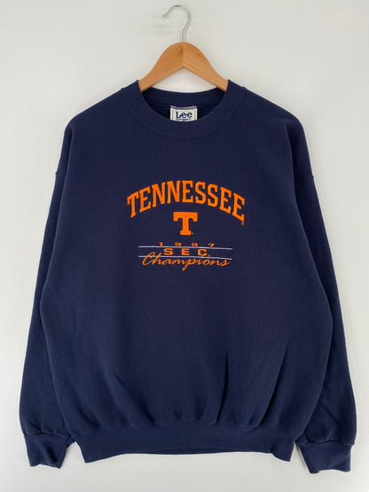 1997 TENNESSEE Made in USA Size L Vintage College Sweat-Shirts / E9460S