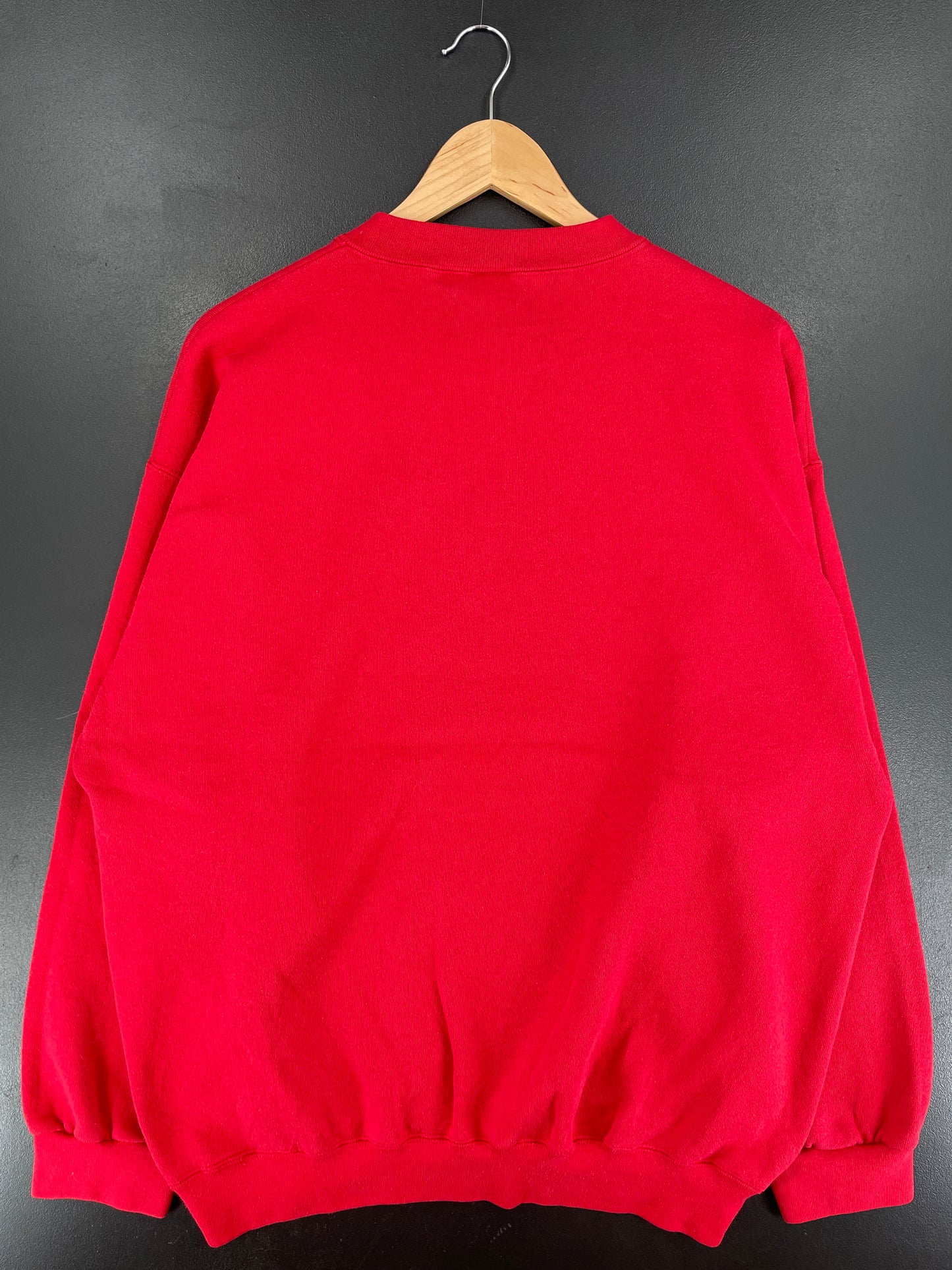 90's UNIVERSITY OF WISCONSIN Made in USA Size XL Vintage College Sweat-Shirt / F740S