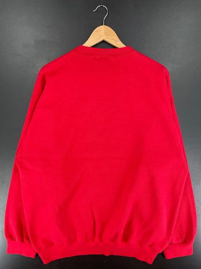 90's UNIVERSITY OF WISCONSIN Made in USA Size XL Vintage College Sweat-Shirt / F740S