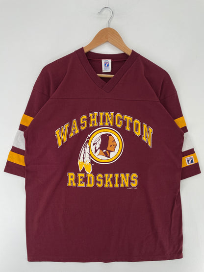 90's WASHINGTON REDSKINS Made in USA Size XL Vintage NFL T-shirt / E7140T