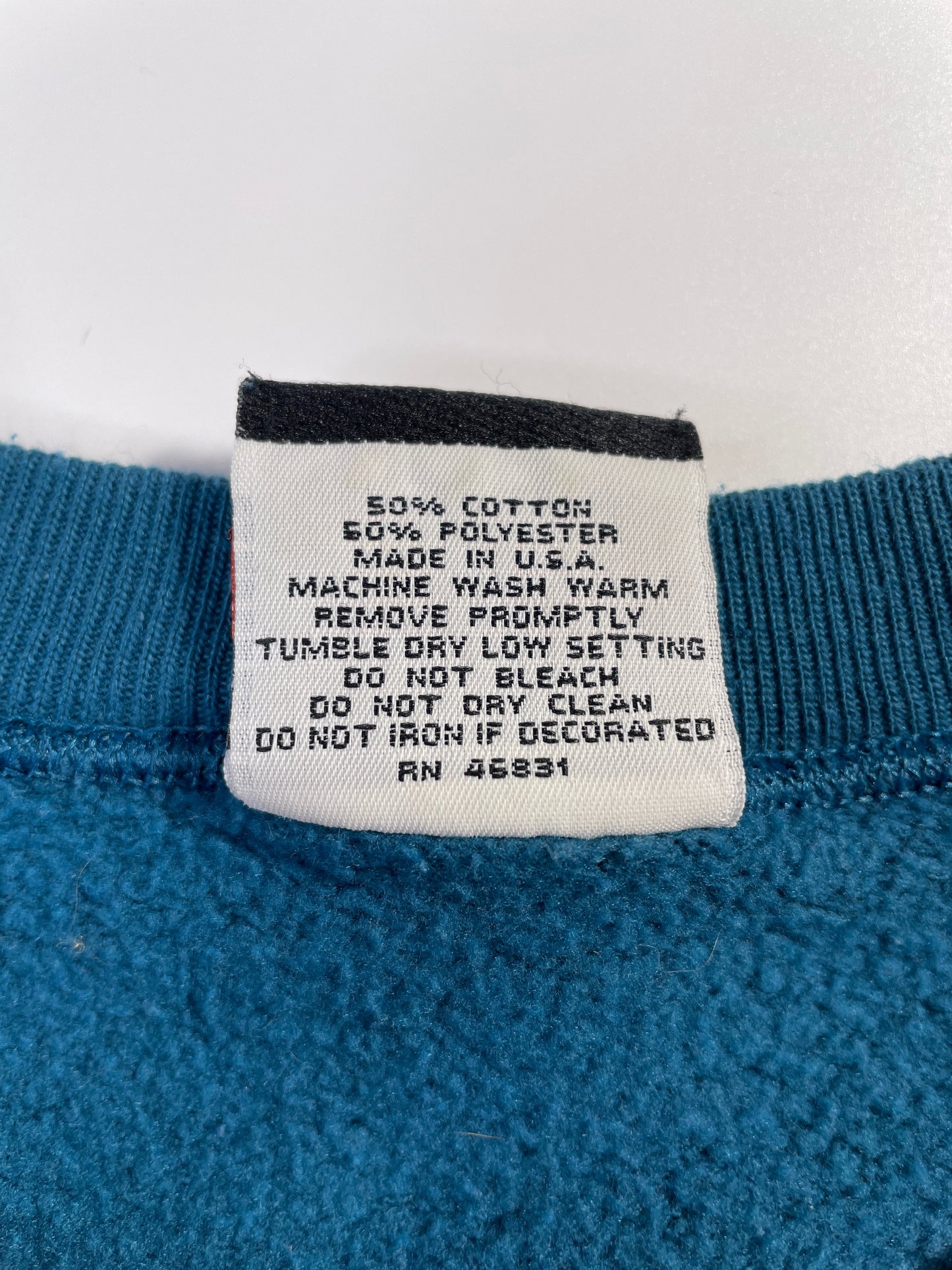 1991 WOLF Made in USA Size L Vintage Animal Sweat-Shirt / F5422S