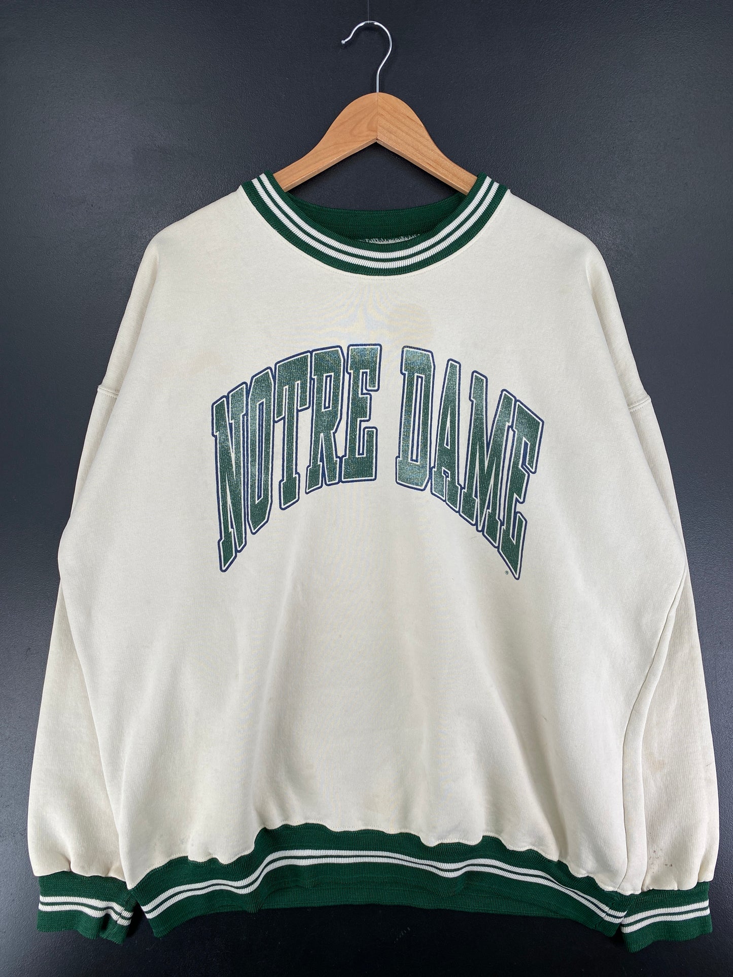 Vintage NOTRE DAME Size XXL College Sweat-shirt / F55S