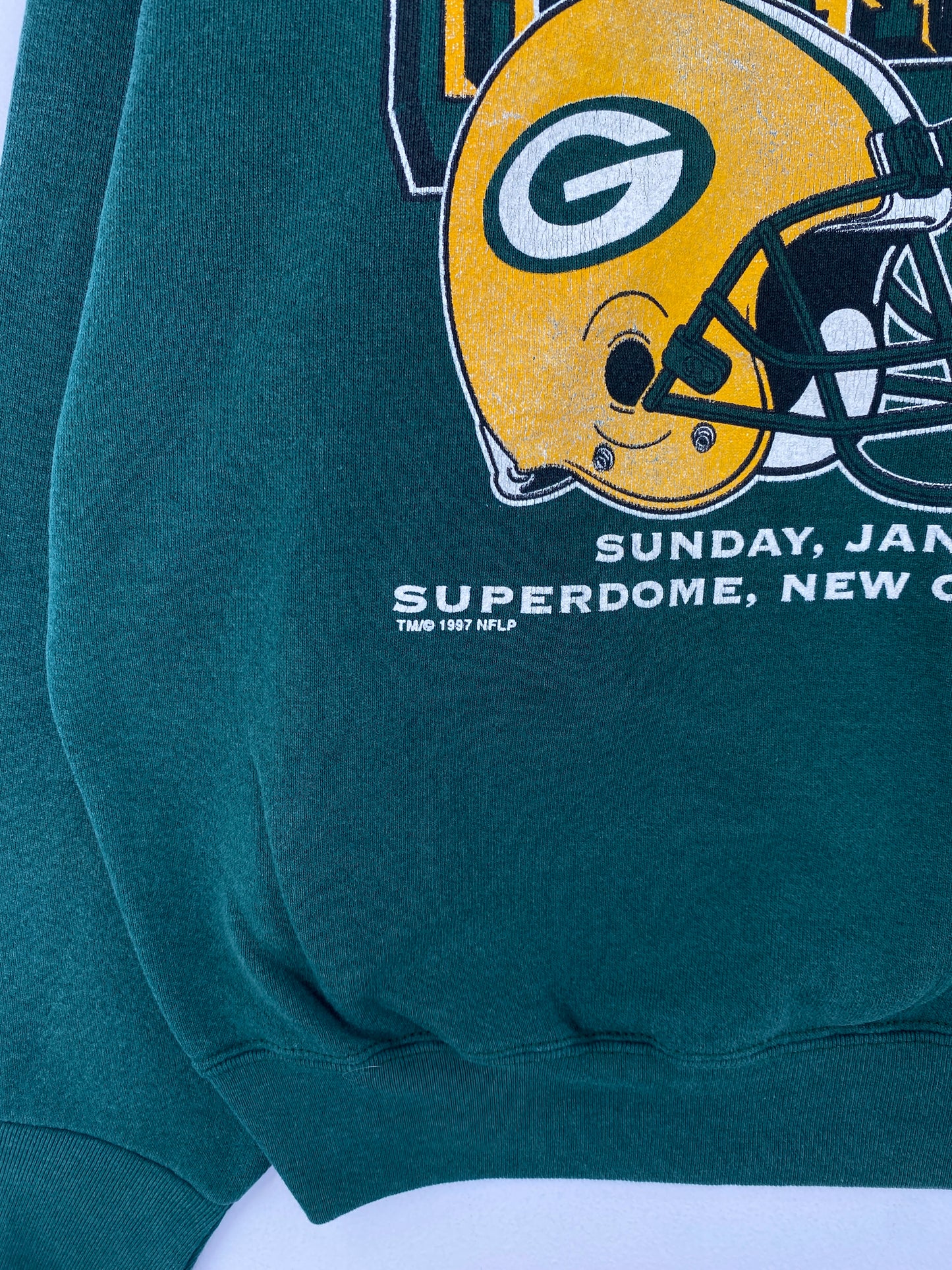 1997 GREEN BAY PACKERS Made in USA Size XL NFL Sweat-shirt / E9206S