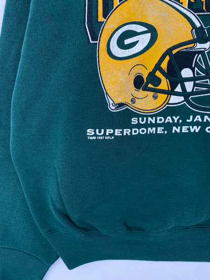 1997 GREEN BAY PACKERS Made in USA Size XL NFL Sweat-shirt / E9206S