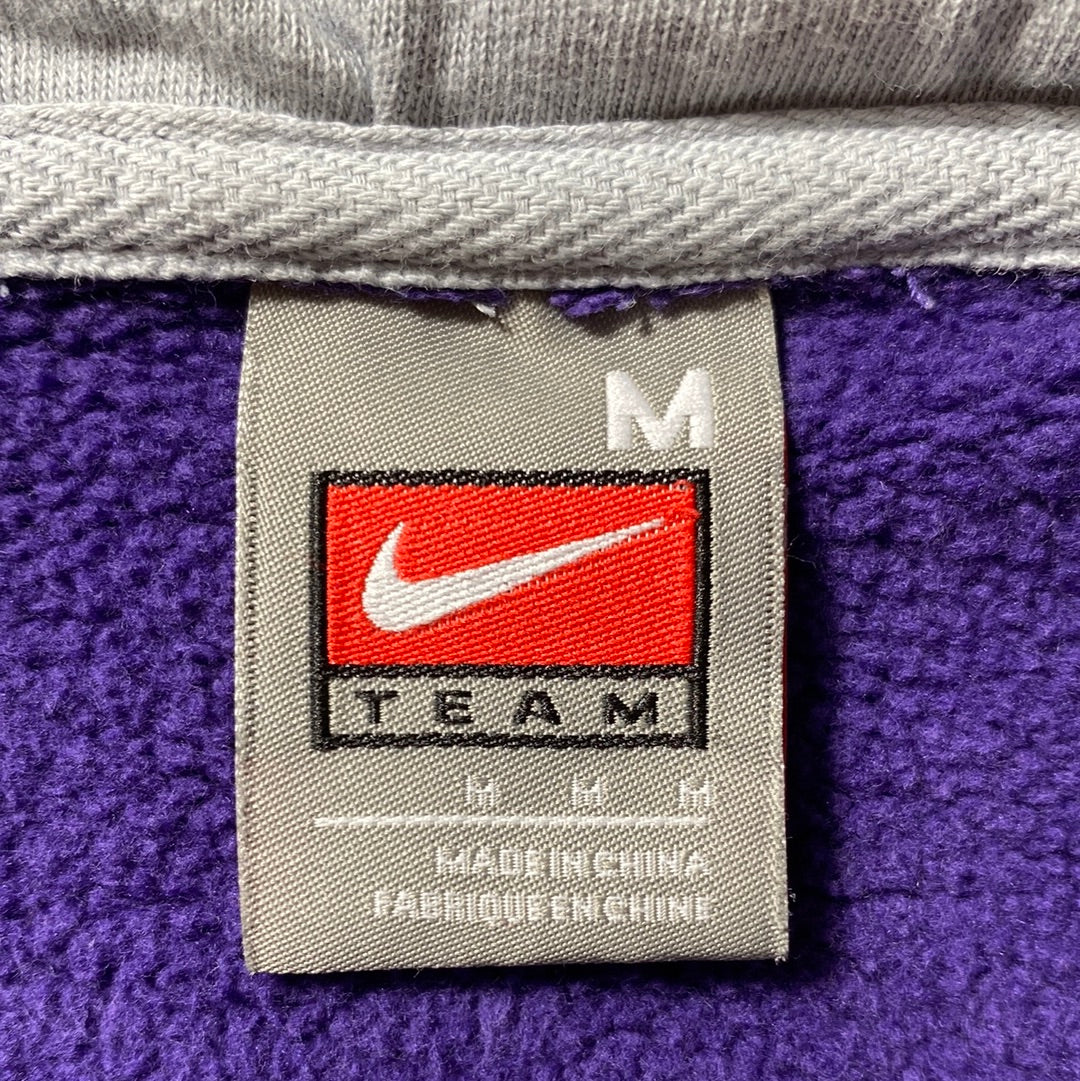 00' NIKE x KANSAS STATE Size M Vintage College Hoodie Sweat-Shirt / F1316S