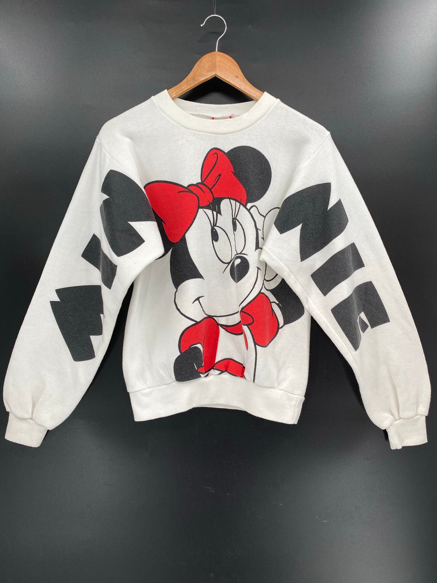 90’s DISNEY MINNIE Made in USA Size S Vintage Sweat-shirt / F1248S