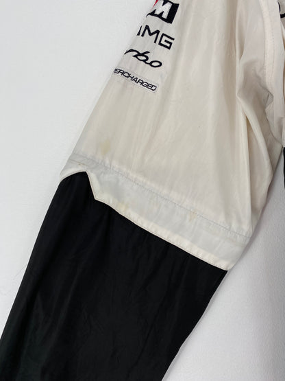 .Vintage TEAM GERMANY Size No Tag (Approx.XL) Racing Nylon Jacket / E9121N