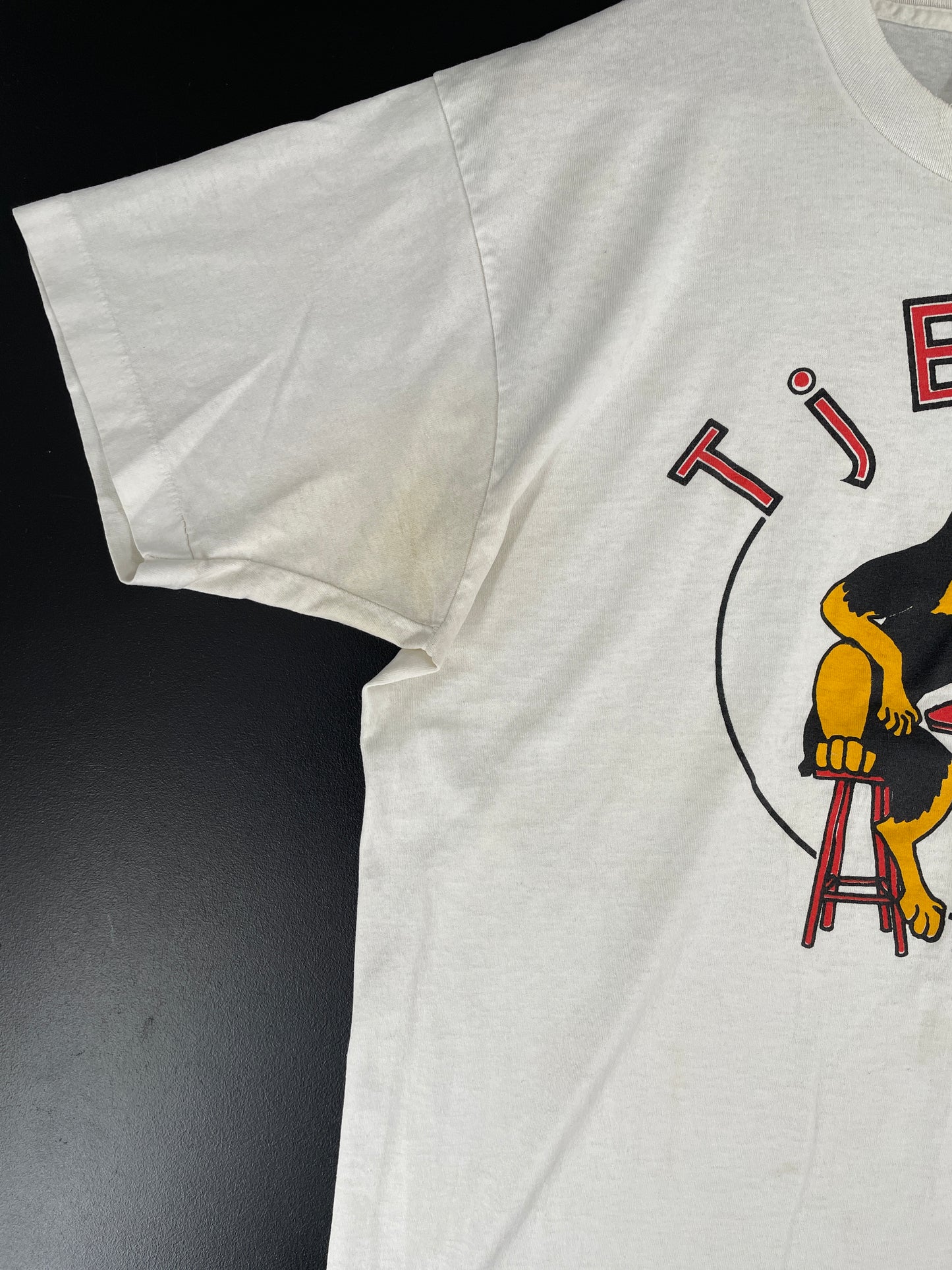 90's TJ BELLS Made in USA Size XL Vintage Animal T-Shirt / E7515T