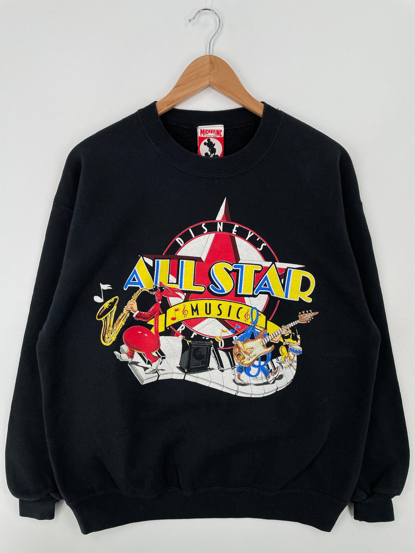 90's DISNEY ALL STAR Made in USA Size L Vintage Sweat-shirt / F3697S