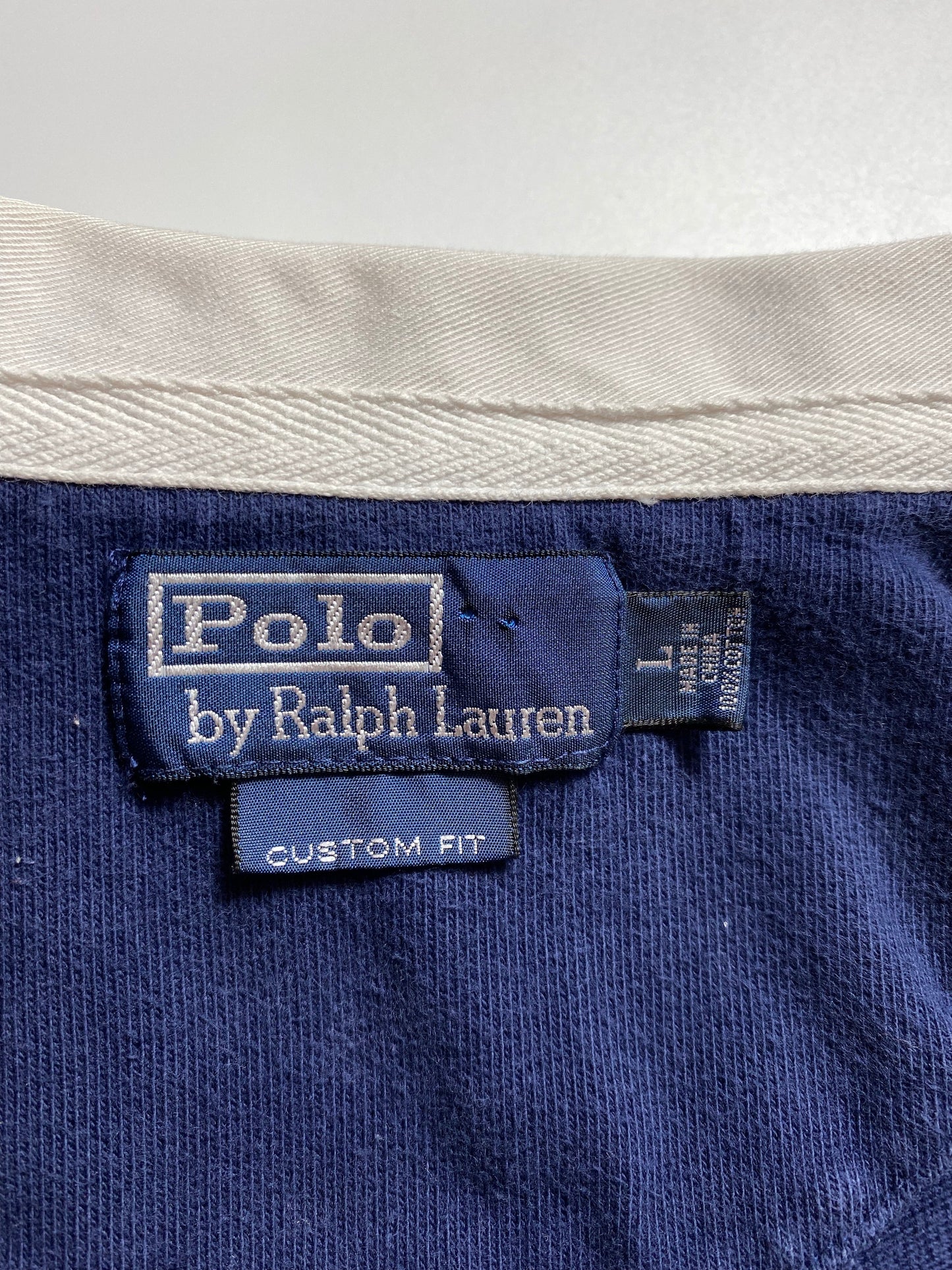90's POLO RALPH LAUREN Size L Vintage Rugby-Shirt / F8229R