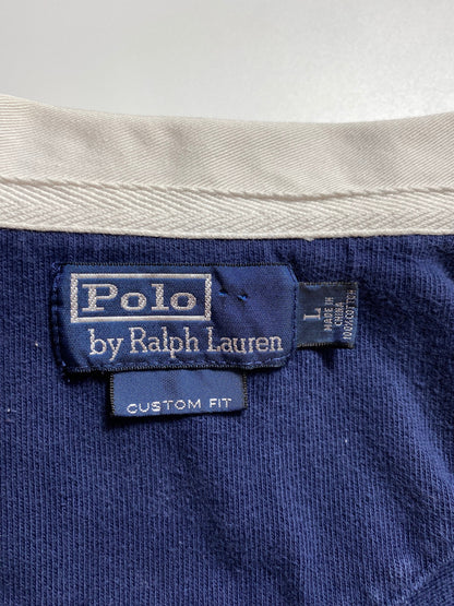90's POLO RALPH LAUREN Size L Vintage Rugby-Shirt / F8229R
