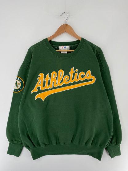90’s OAKLAND ATHLETICS Size XL Vintage MLB Sweat-Shirt / E7833S
