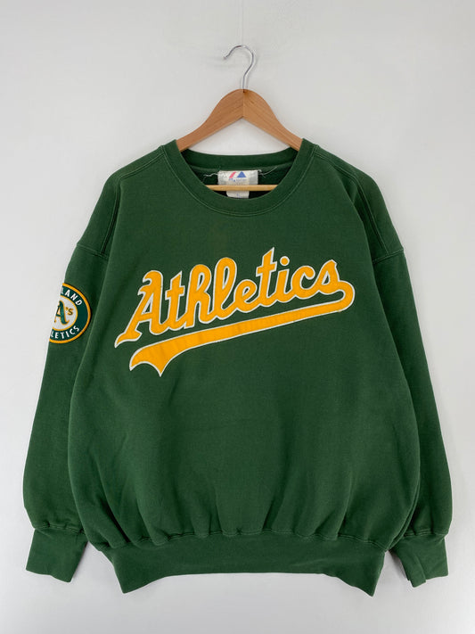 90’s OAKLAND ATHLETICS Size XL Vintage MLB Sweat-Shirt / E7833S