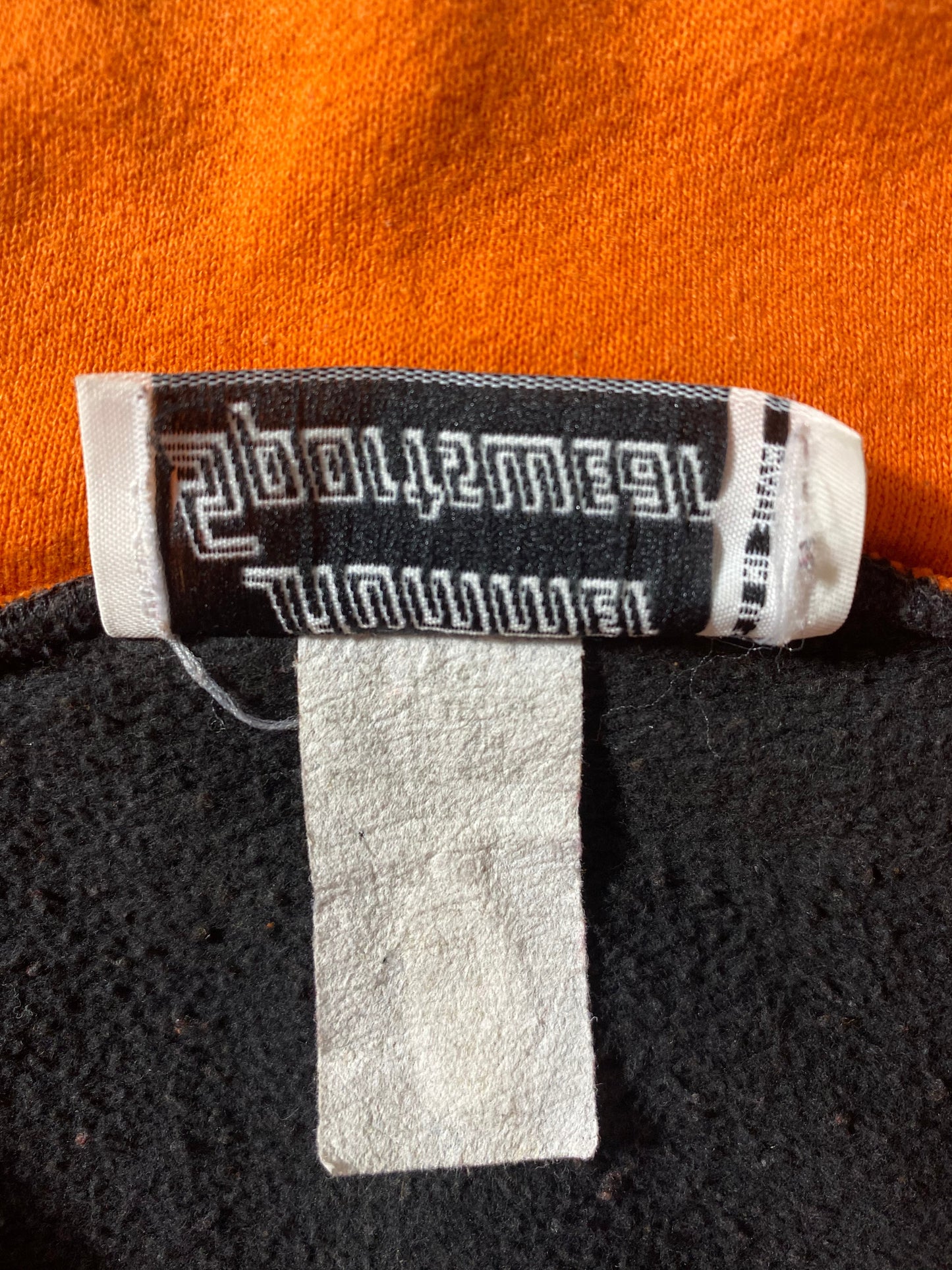 90's PHILADELPHIA FLYERS Made in USA Size No Tag (Approx.L-XL) NHL Half Zip Sweat-Shirt / F2181S