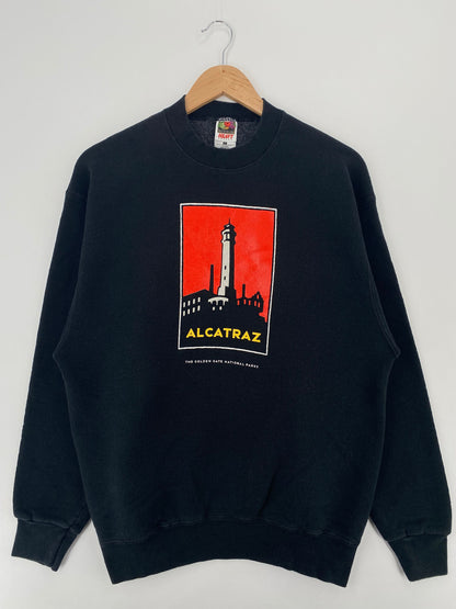 90’s ALCATRAZ Made in USA Size L Vintage Sweat-Shirt / F5955S