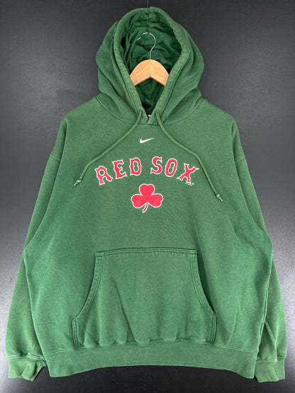 2005 NIKE x BOSTON RED SOX Size XL Vintage MLB Hoodie Sweat-Shirt / E7866S