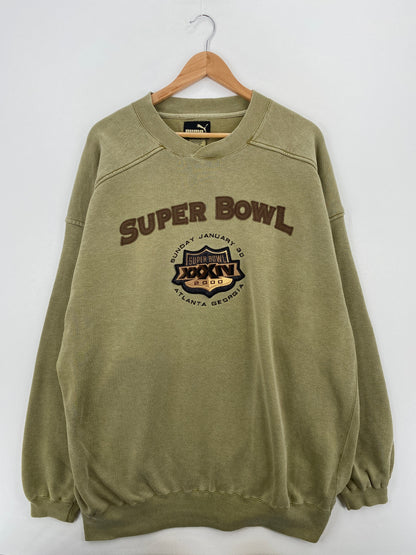 2000 SUPER BOWL Size XL Vintage NFL Sweat-Shirt / F9796S