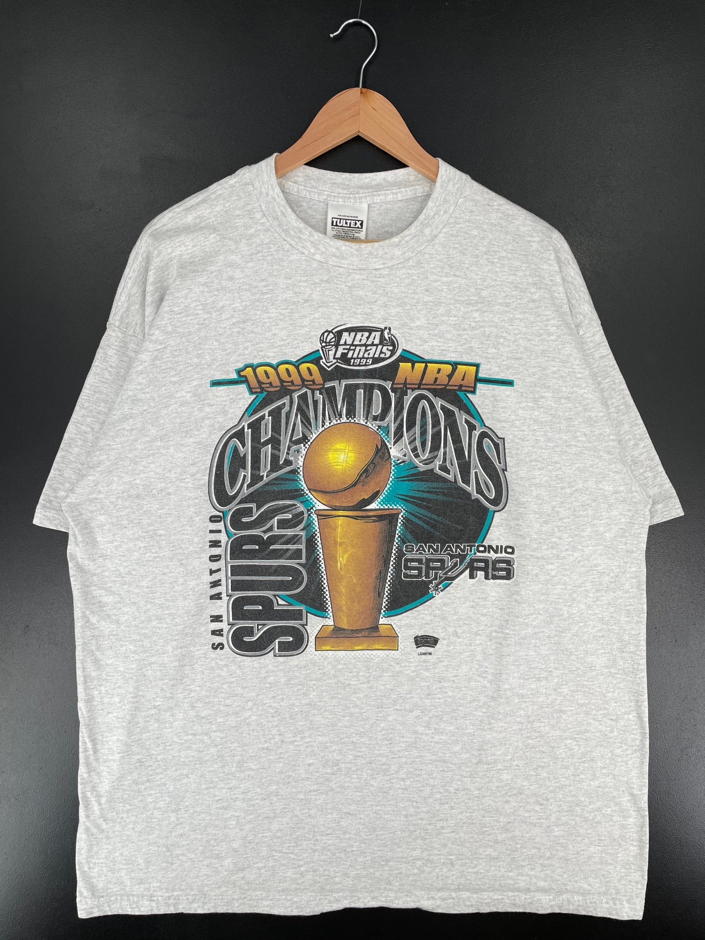 1999 SAN ANTONIO SPURS Size XXL Vintage NBA T-shirt / F4913T