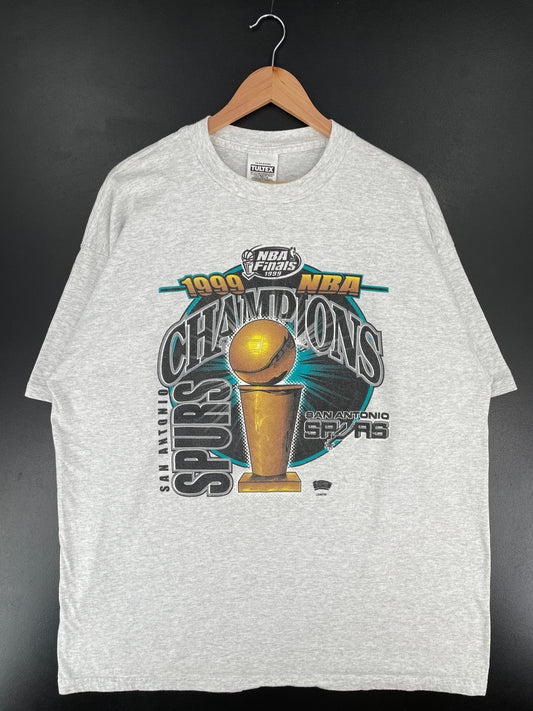 1999 SAN ANTONIO SPURS Size XXL Vintage NBA T-shirt / F4913T