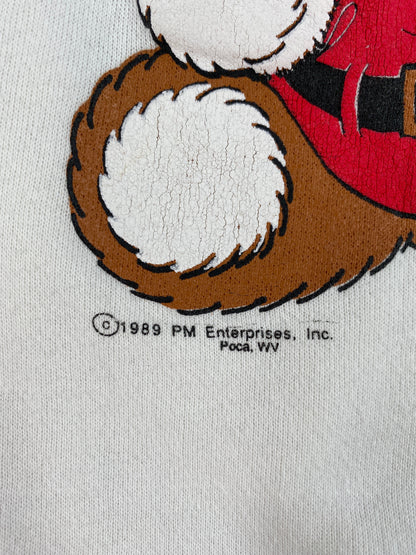 1989 HUG ME Made in USA Size XL Vintage Sweat-Shirt / G5216S