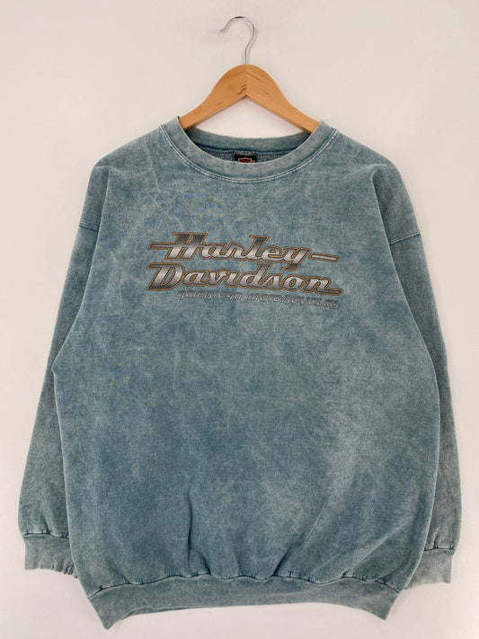 1999 HARLEY-DAVIDSON Size Approx L Vintage Sweat-Shirt / E7653S