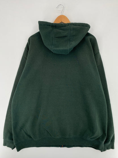 Vintage CARHARTT Size XXL Zip Up Hoodie Sweat-Shirt / F3511S