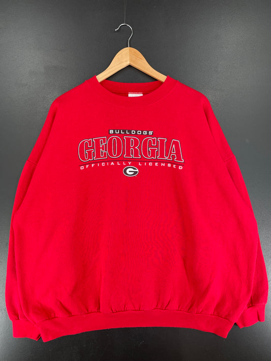 00' GEORGIA BULLDOGS Size XXXL Vintage College Sweat-Shirt / F902S