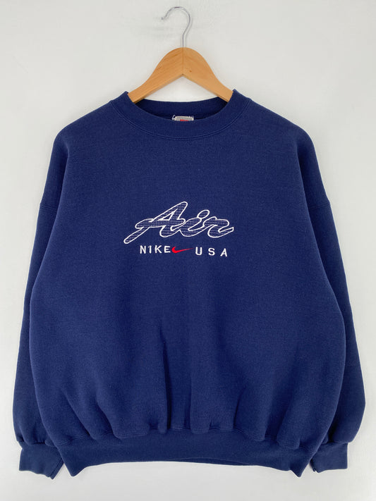 90's Remake NIKE Made in USA Size XL Vintage Sweat-Shirt / E9506S