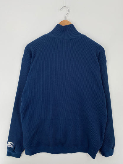 90's STARTER x MICHIGAN Size L Vintage Half Zip College Sweat-Shirt / F2279S